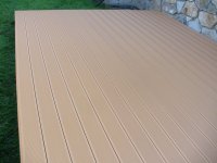 Terasová prkna z kompozitu dřevo / plast