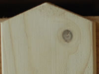 Detail stříšky u plotovky