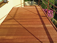 Dřevěná terasová prkna z velice kvalitního merbau